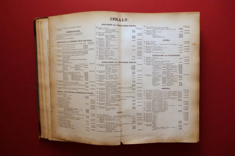 Adolf Stieler's Handatlas Atlante Geografico 95 Carte Gotha Justus Perthes …