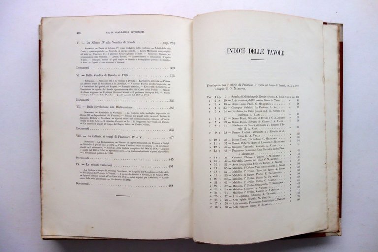 Adolfo Venturi La Regia Galleria Estense in Modena Toschi 1882 …