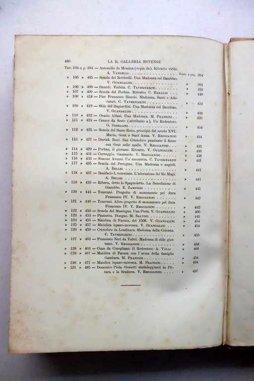 Adolfo Venturi La Regia Galleria Estense in Modena Toschi 1882 …