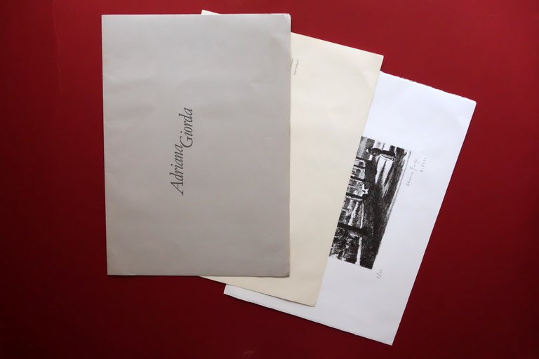 Adriana Giorda Antichi Portici Litografia Originale Numerata 1980 Racconigi