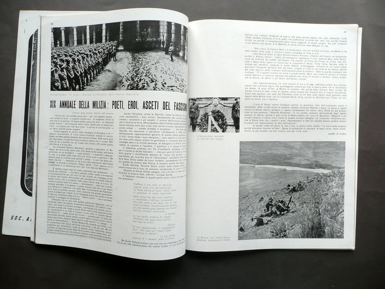 Aeropoema Bellotti Marinetti Corra Rivista Illustrata del Popolo d'Italia 1942