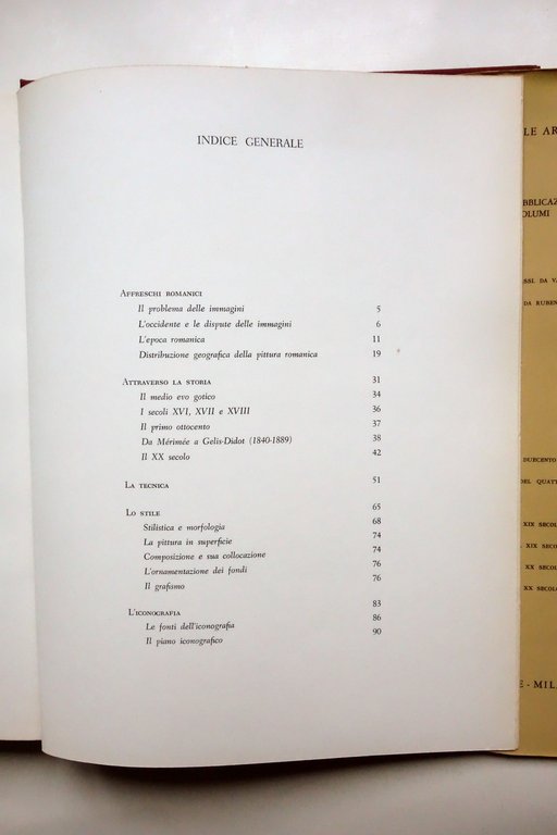 Affreschi Romanici Paul-Henri Michel Electa Milano 1962