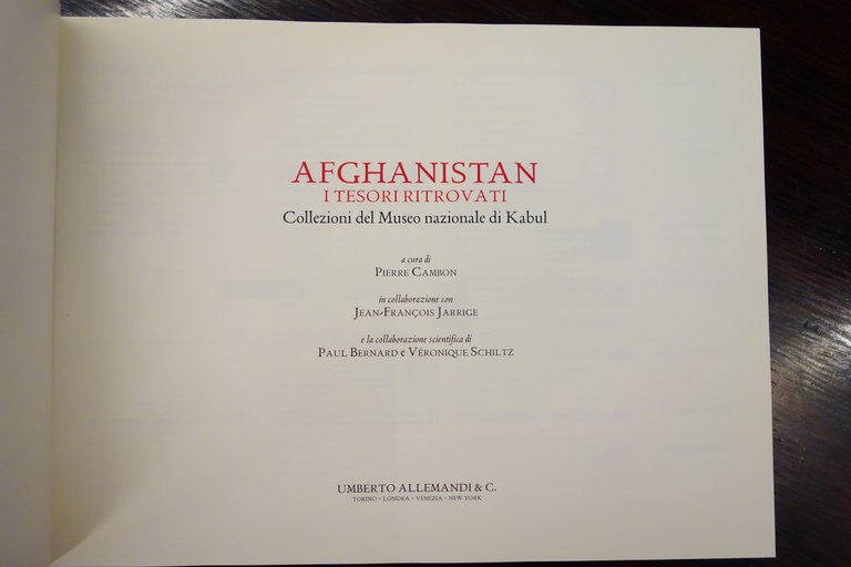 AFGHANISTAN I TESORI RITROVATI UMBERTO ALLEMANDI MUSEO DI KABUL TORINO …