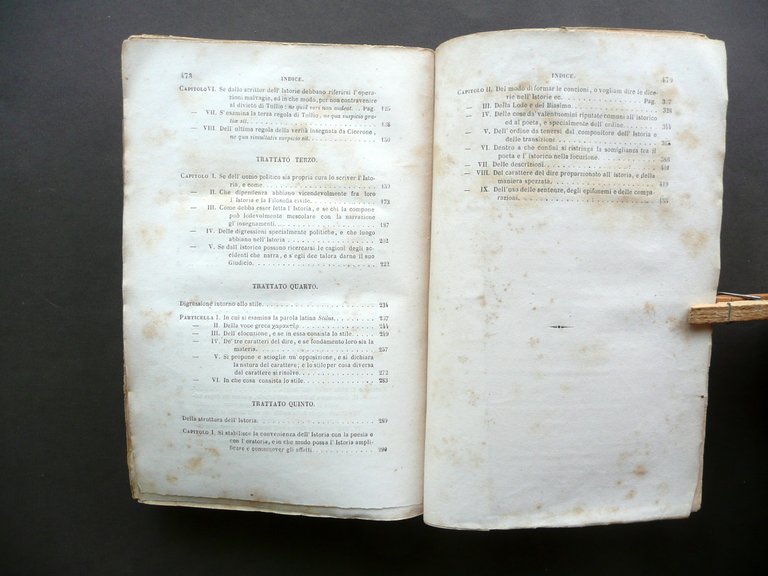 Agostino Mascardi dell'Arte Istorica Trattati Cinque Le Monnier Firenze 1859 | Immagine Gallery 6