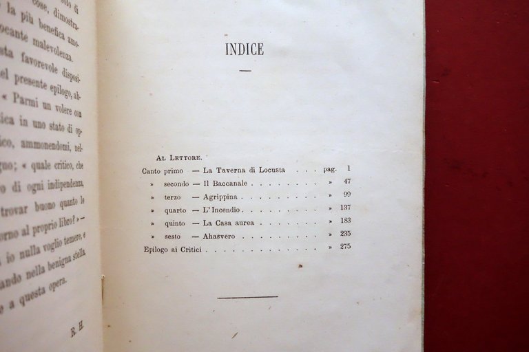 Ahasvero in Roma R. Hamerling Traduzione di C. Hugues Zanichelli …