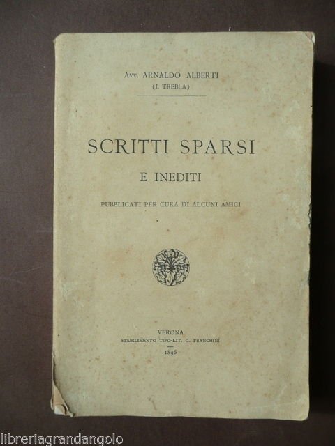 Alberti Verona 1896 Valtarsa Custoza Adige Trebla Friuli Storia Locale … | Immagine principale