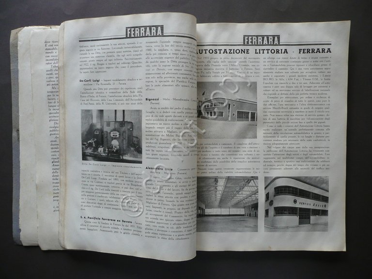Albo d'Oro Rassegna Industria Commercio Agricoltura Emilia Romagna 1939-40 Ditte