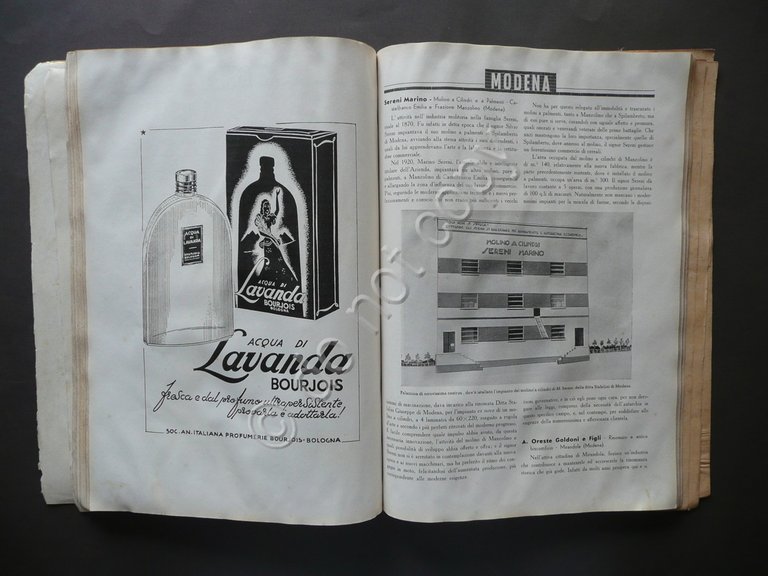 Albo d'Oro Rassegna Industria Commercio Agricoltura Emilia Romagna 1939-40 Ditte