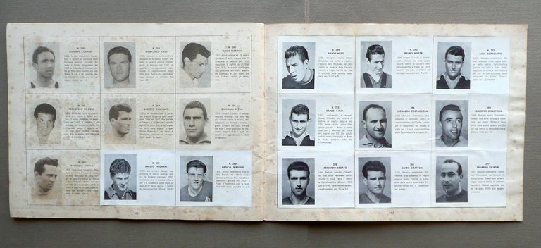 Album Calciatori La Nazionale Italiana di Calcio Piletti 1952 Completo …