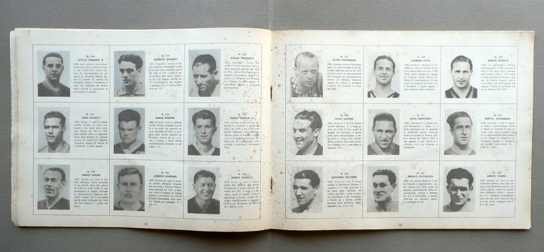 Album Calciatori La Nazionale Italiana di Calcio Piletti 1952 Completo …