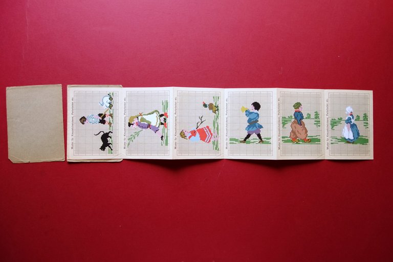 Album Pieghevole Schemi per il Punto Croce Colorato a Mano … | Immagine Gallery 2