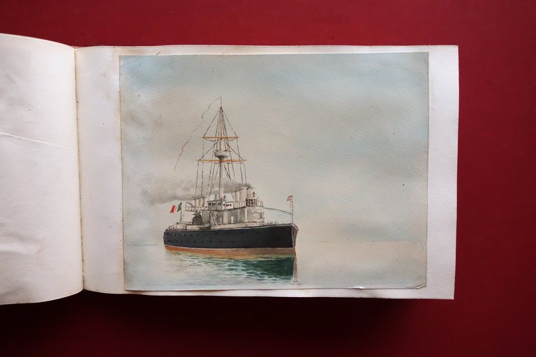Album Venezia Ritratti Vedute Navi 38 Disegni Acquerello Tempera Matita …