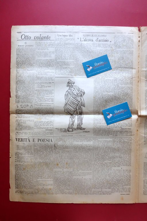 Alcova d'Acciaio Revisione del Futurismo La Fiera Letteraria 4/12/1927