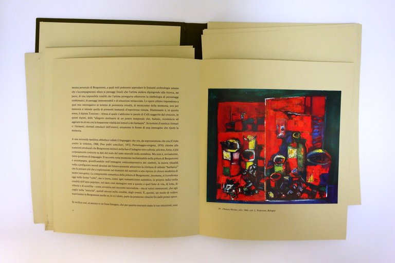 Aldo Borgonzoni Ercole Camurani Itinerari Castinghouse Mirandola 1979 Serigrafia