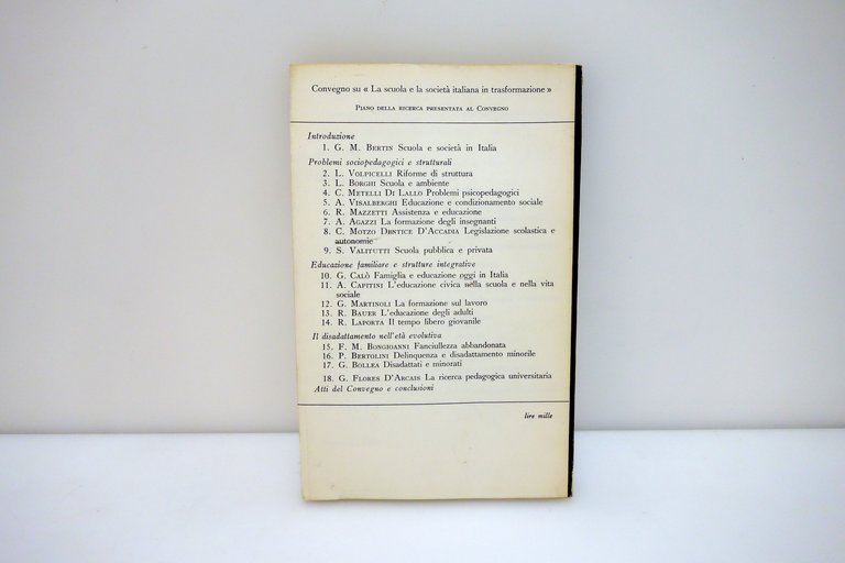 Aldo Capitini L'Educazione Civica nella Scuola e nella Vita Sociale …