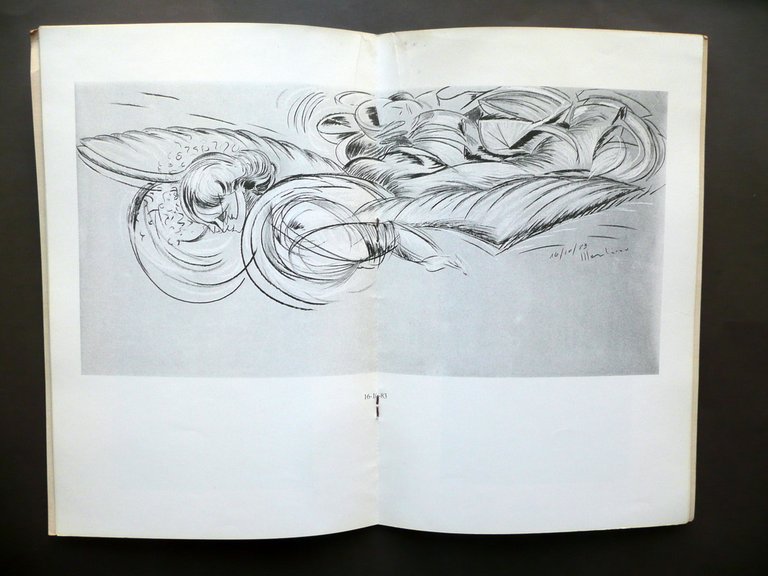 Aldo Mondino Galleria de Ambrogi Milano 1983 Schizzo Originale Avanguardia …