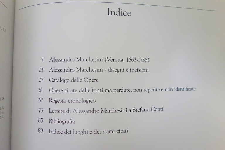 ALESSANDRO MARCHESINI 1663-1738 NEGRO ROIO ARTIOLI 2010 OTTIMO | Immagine Gallery 3