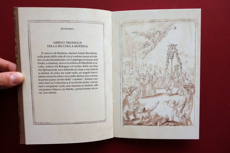 Alessandro Tassoni La Secchia Rapita Disegni Preparatori per Edizione Soliani