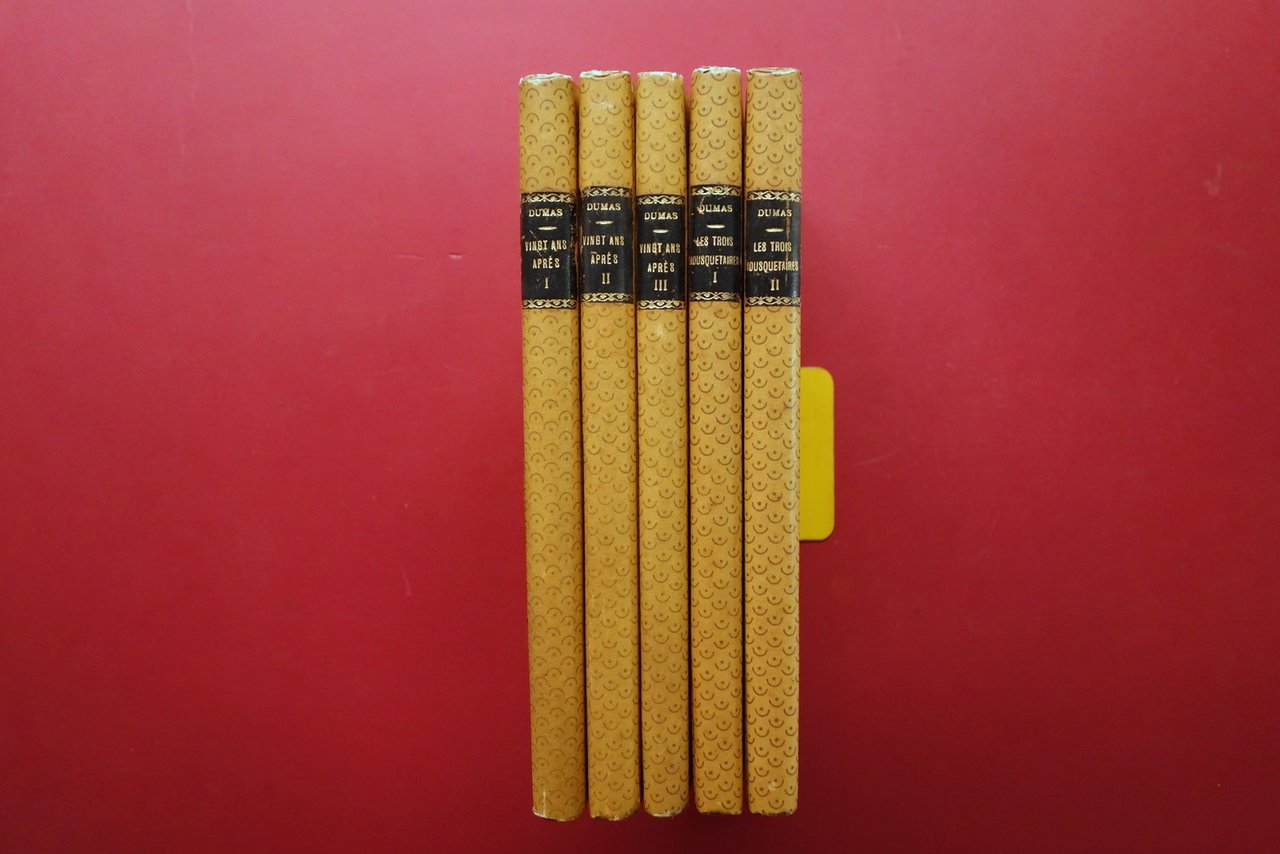 Alexandre Dumas Les Trois Mousquetaires Vingt Ans Apres Marescq 1852-1855
