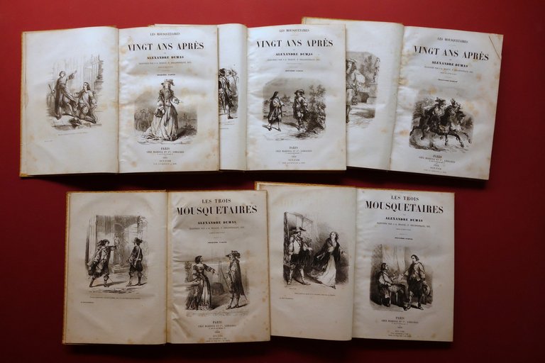 Alexandre Dumas Les Trois Mousquetaires Vingt Ans Apres Marescq 1852-1855