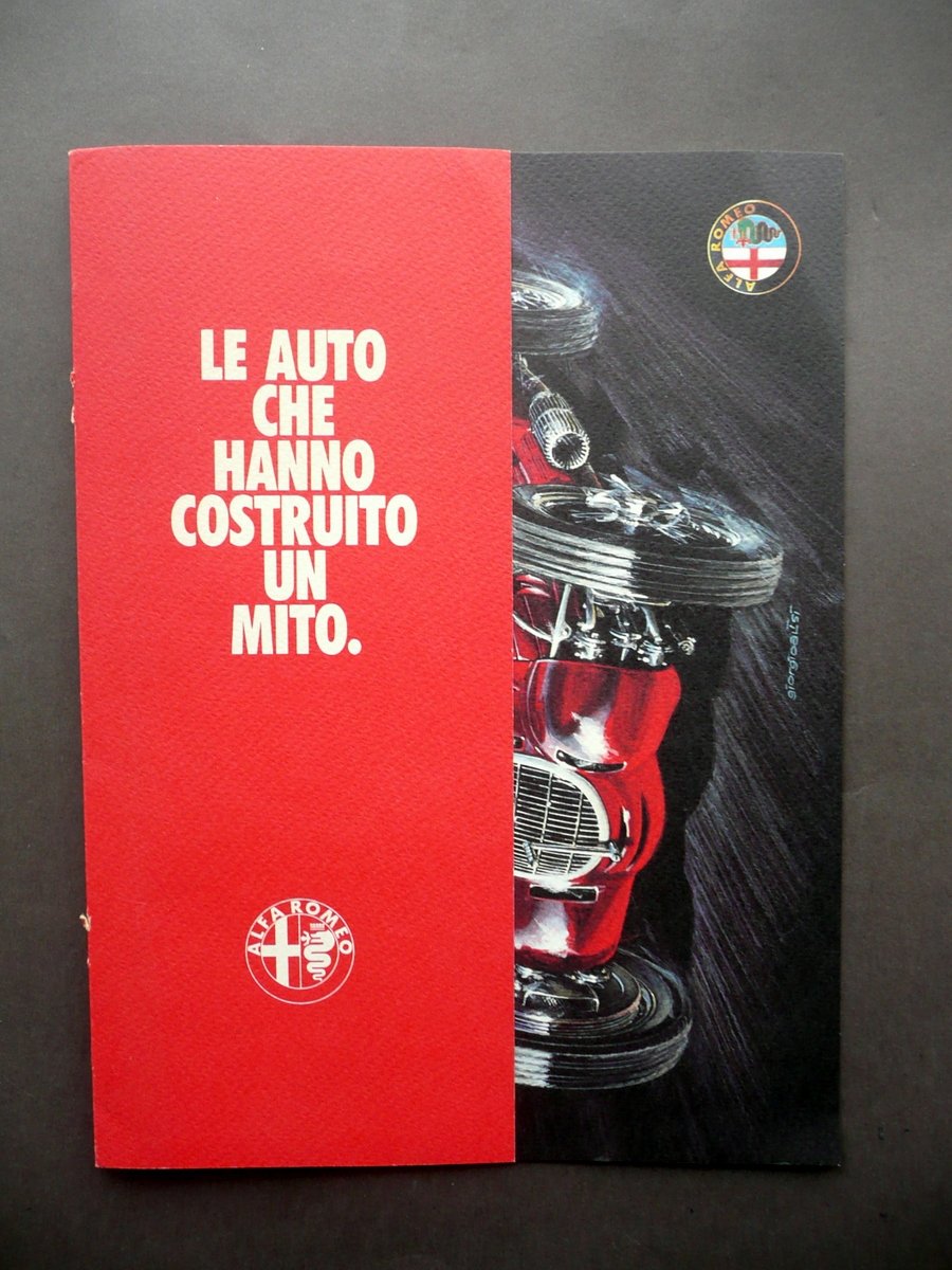 Alfa Romeo 12C 1936 Brossura Cartoncino Pubblicit‡ Tavola Giorgio Alisi … | Immagine principale