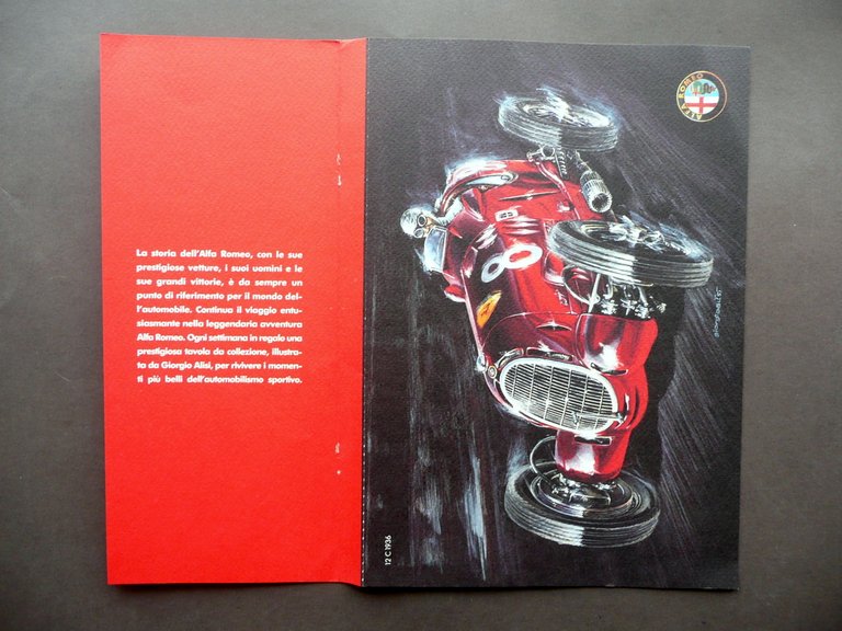 Alfa Romeo 12C 1936 Brossura Cartoncino Pubblicit‡ Tavola Giorgio Alisi … | Immagine Gallery 3