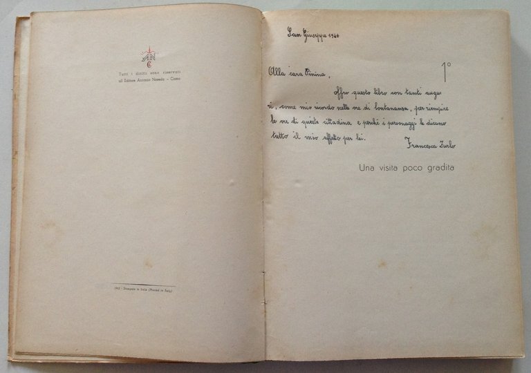 Alfredo Fabietti I Lupi Della Montagna Antonio Noseda Editore Como …