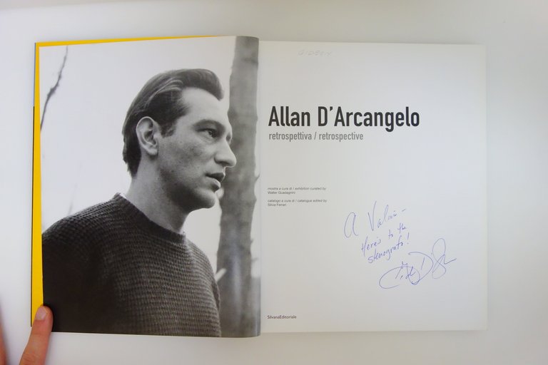 ALLAN D'ARCANGELO RETROSPETTIVA GUADAGNINI FERRARI MODENA 2005 AUTOGRAFATO