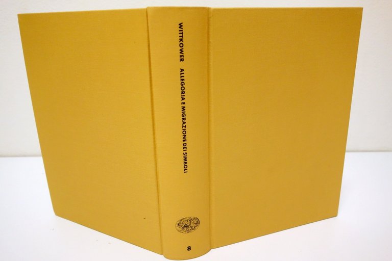 ALLEGORIA E MIGRAZIONE DEI SIMBOLI WITTKOWER EINAUDI 1987