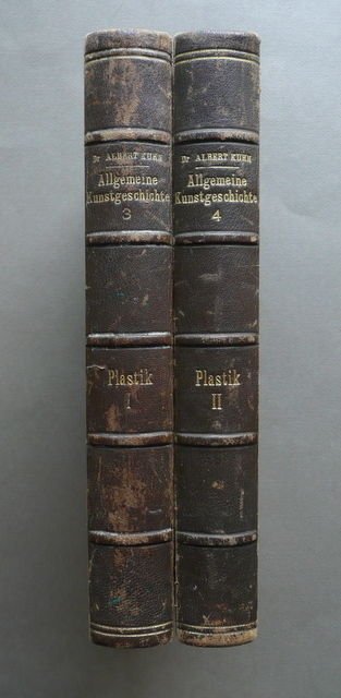 Allgemeine Kunstgeschichte Kuhn Albert Plastik 2 Volumi Storia Arte Tedesco | Immagine principale