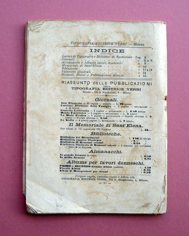 Almanacco del Mondo Umoristico 1895 Anno V cento vignette Ed … | Immagine Gallery 3