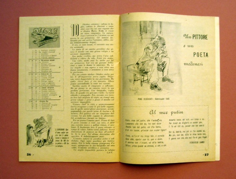 Almanacco del Sandrone 1946 Ori Ed 1946 Zucconi Molinari Urbini …