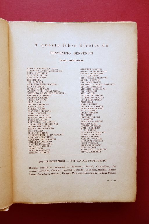 Almanacco del Teatro Italiano 1931 Benvenuto Benvenuti Ed. Contemporanea Arezzo