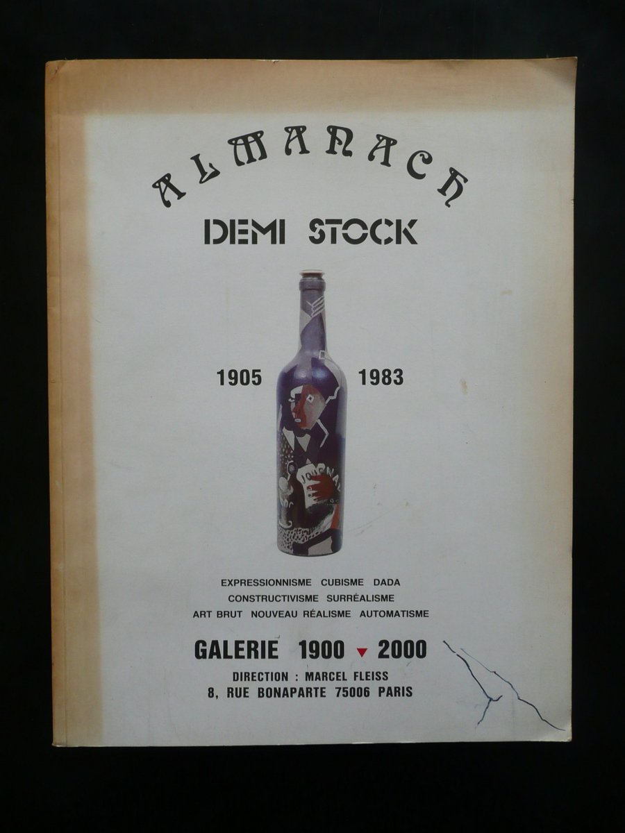 Almanach Demi Stock 1905-1983 Jaguer Edouard Galerie 1900-2000 Paris Avanguardia