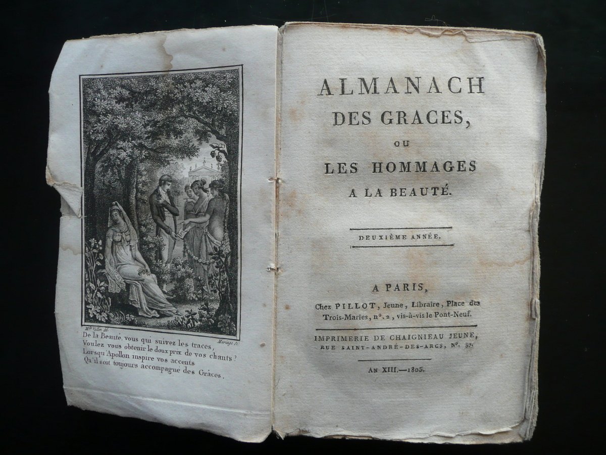 Almanach des Graces ou Les Hommages a La BeautÈ Deuxieme …