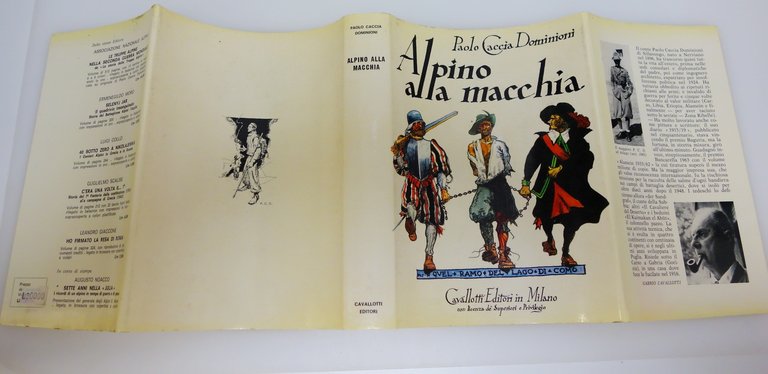 ALPINO ALLA MACCHIA CRONACHE DI LATITANZA 1943-1945 DOMINIONI CAVALLOTTI 1977