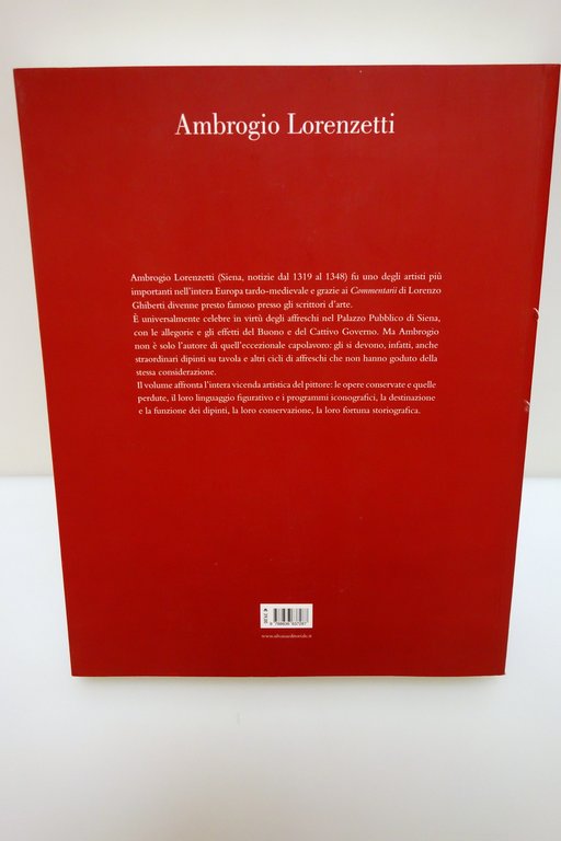 AMBROGIO LORENZETTI SIENA SILVANA EDITORIALE 2017