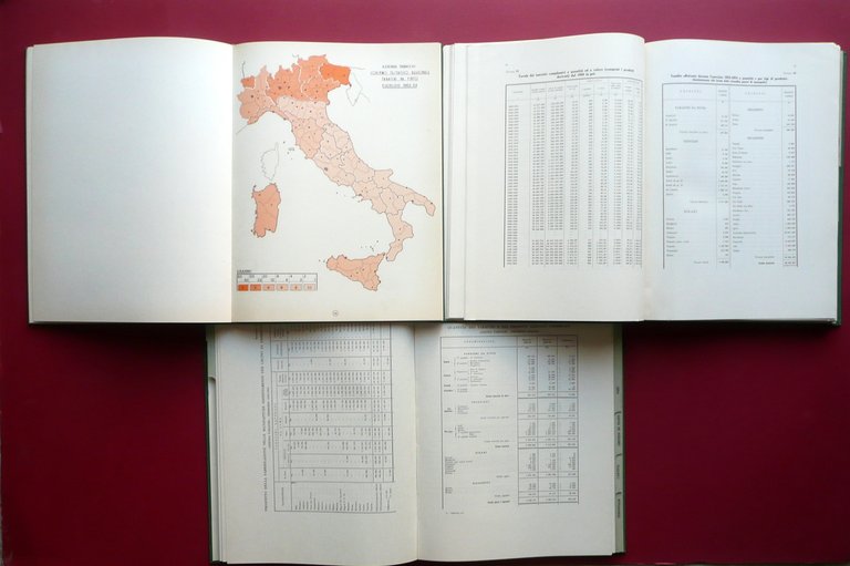 Amministrazione Monopoli di Stato Bilancio Industriale 1953-54 Tabacco 3 Volumi