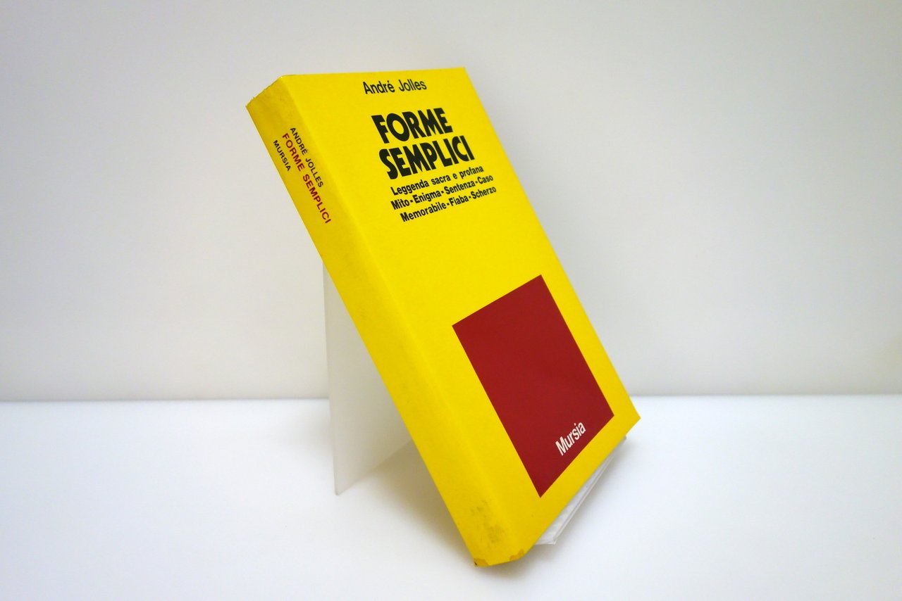 André Jolles Forme Semplici premessa di Giorgio Dolfini Mursia 1980 … | Immagine principale