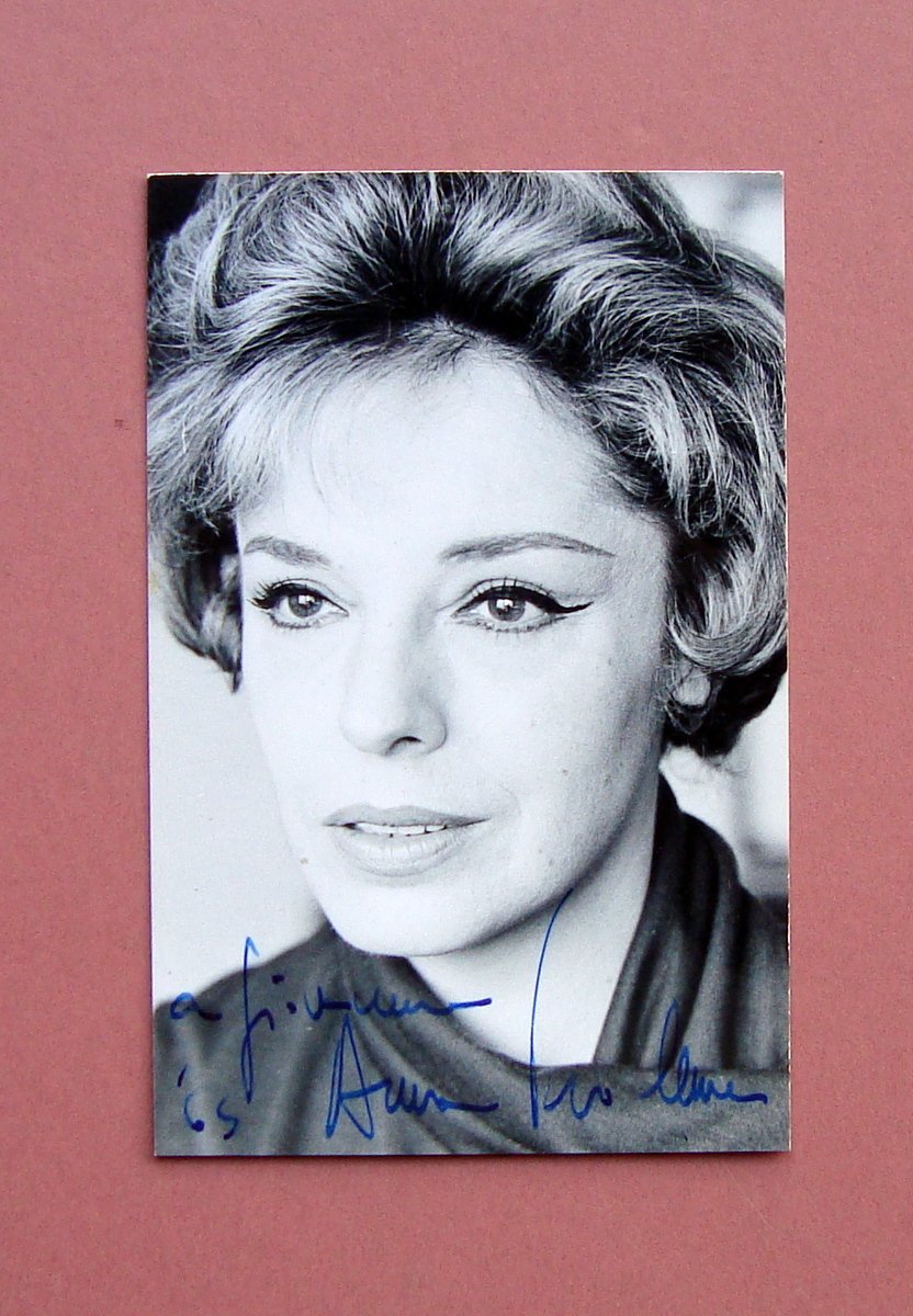 Anna Proclemer 1965 Fotografia Autografo