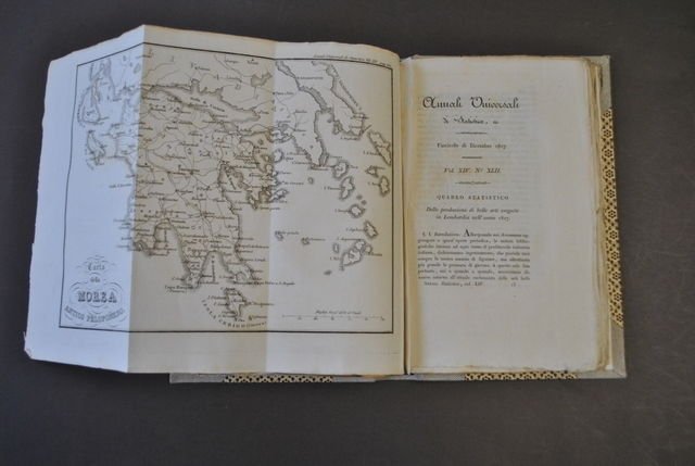 Annali Statistica Economia Storia Morea Strade Ferro Georama Fiera Verona … | Immagine principale