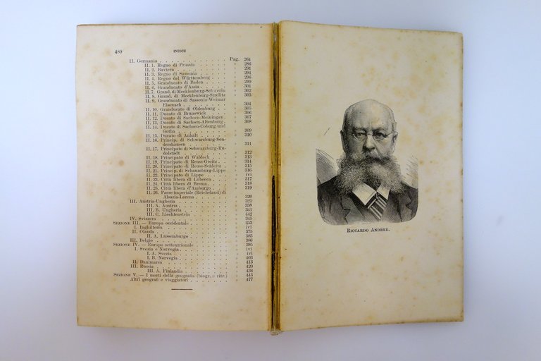 Annuario Geografico Statistico 1893-94 Attilio Brunialti Vallardi Milano 1895