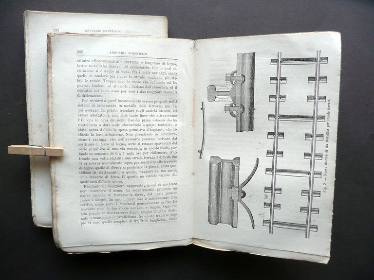 Annuario Scientifico ed Industriale Lessona Anno I Biblioteca Utile Milano …