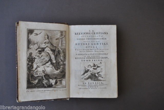 Antichi Religione Cristiana Autorizzata Autori Gentili Figurati Venezia 1760 | Immagine principale