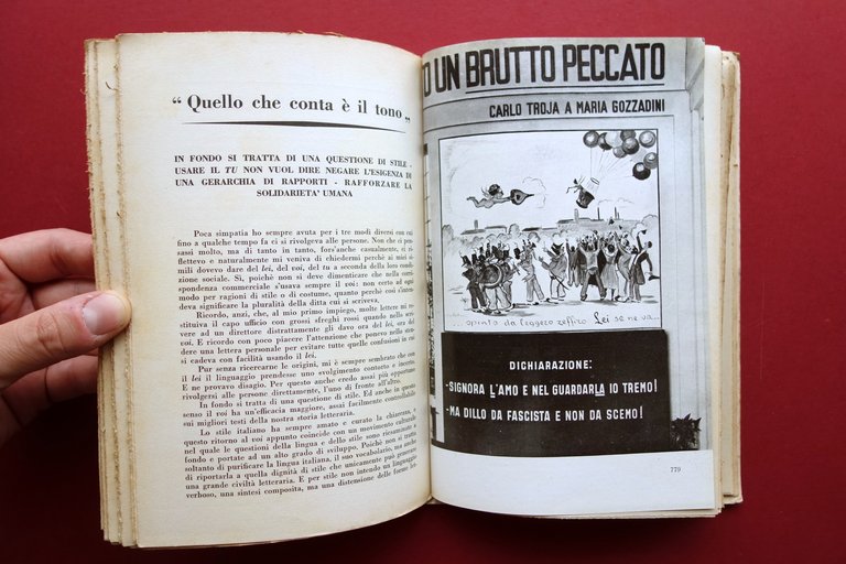 Antieuropa Rassegna Universale Anti Lei Anno X 1939 Marinetti Pound …