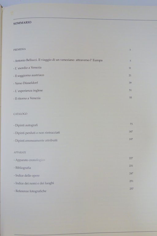 ANTONIO BELLUCCI CATALOGO RAGIONATO MAGNANI PATACCONI EDITORE 1995