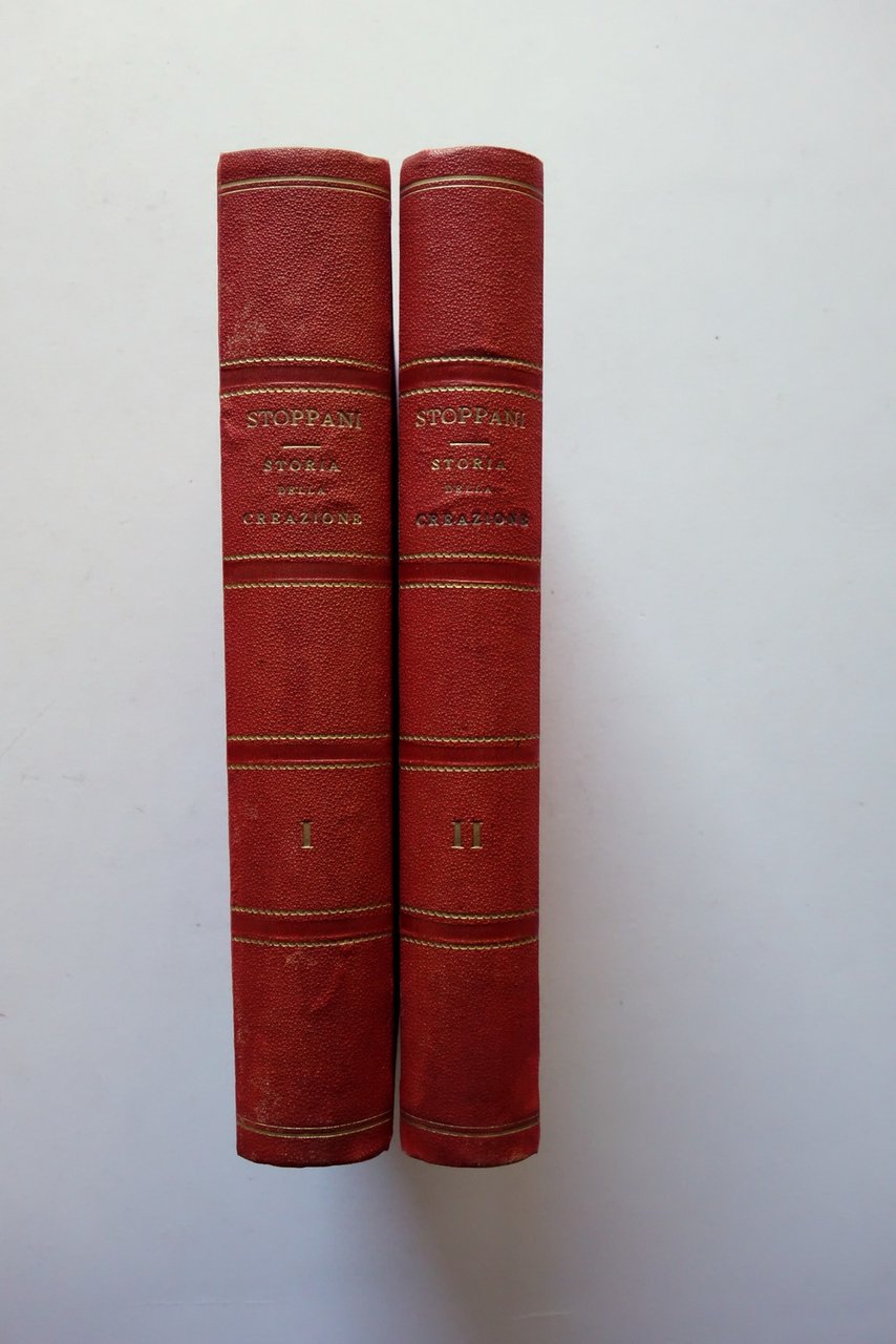 Antonio Stoppani Exemeron Esegesi Storia della Creazione Torino 1893-94 2 …
