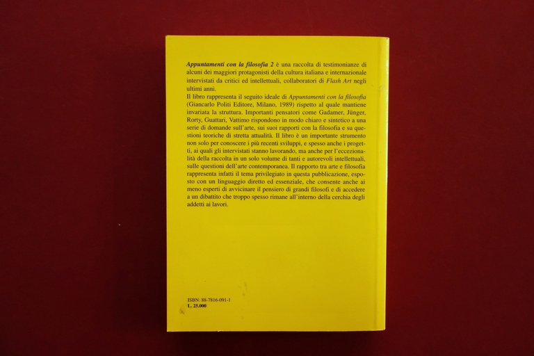 Appuntamenti con la Filosofia 2 AA. VV. Giancarlo Politi Editore …