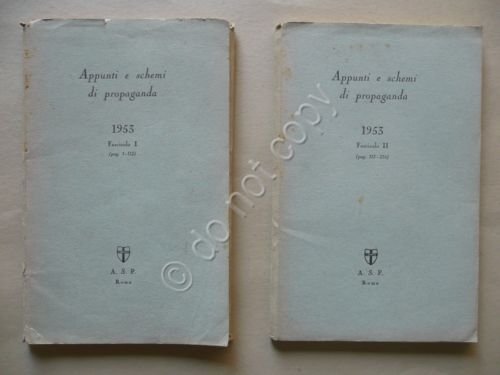 Appunti e Schemi di Propaganda Democrazia Cristiana Roma ASP 1953 … | Immagine principale