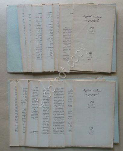 Appunti e Schemi di Propaganda Democrazia Cristiana Roma ASP 1953 … | Immagine Gallery 2